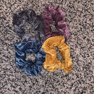 velvet scrunchies